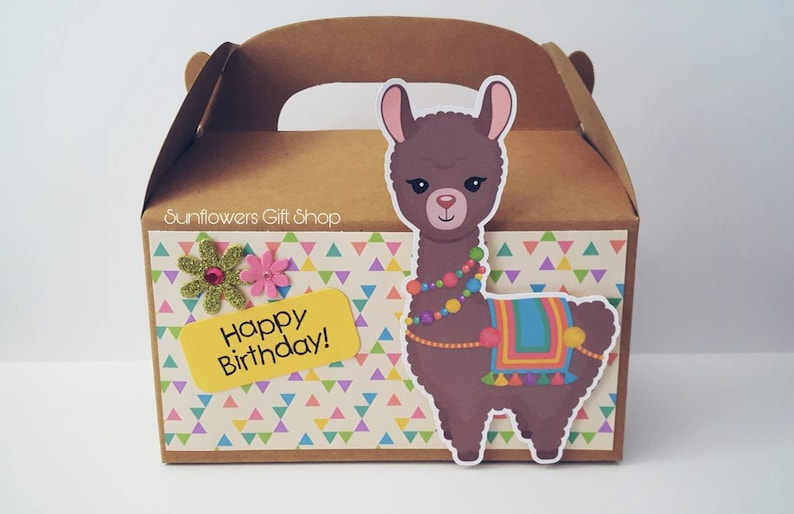 Llama Favors Llama Decor Llama Birthday Llama party Llama Favor boxes set of 10 boxes