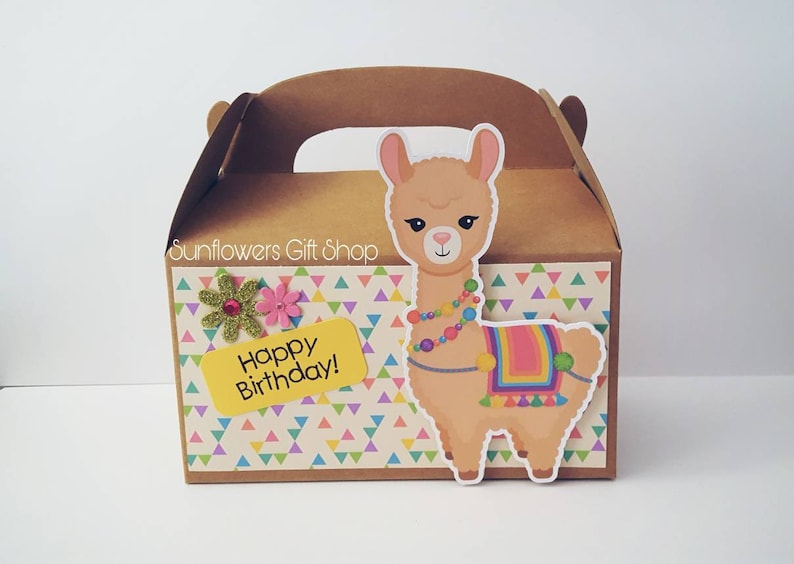 Llama Favors Llama Decor Llama Birthday Llama party Llama Favor boxes set of 10 boxes