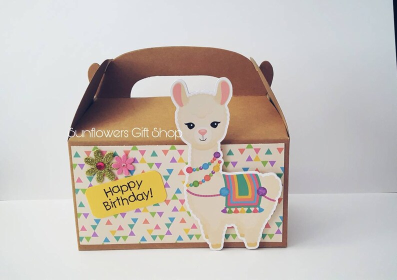 Llama Favors Llama Decor Llama Birthday Llama party Llama Favor boxes set of 10 boxes