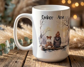 Personalized Dog Mug | Custom Breed & Owner, 15oz Coffee Cup