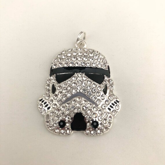 rhinestone stormtrooper helmet