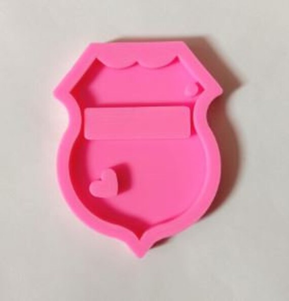 Officer Badge Keychain Mold Officer Badge Keychain Mold