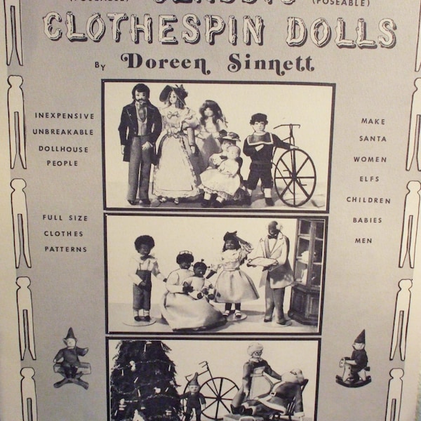 Classic Clothespin Doll Book by Doreen Sinnett