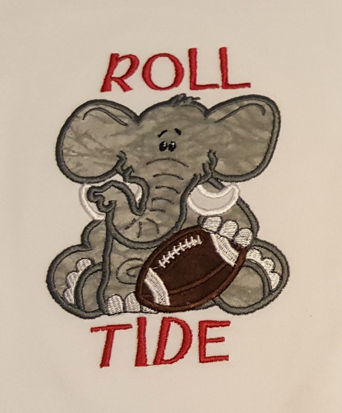 Alabama Baby bodysuit - Roll Tide Baby - Elephant Baby - Boy - Thumbnail 3