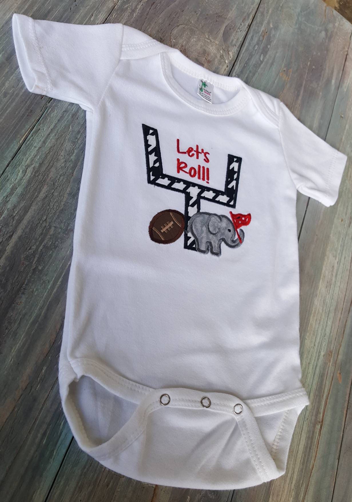 Varsity- Roll Alabama Varsity- Bib- bodysuit - Thumbnail 4