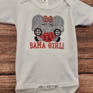 Alabama cheerleader bodysuit - elephant cheerleader bodysuit - Alabama shirts