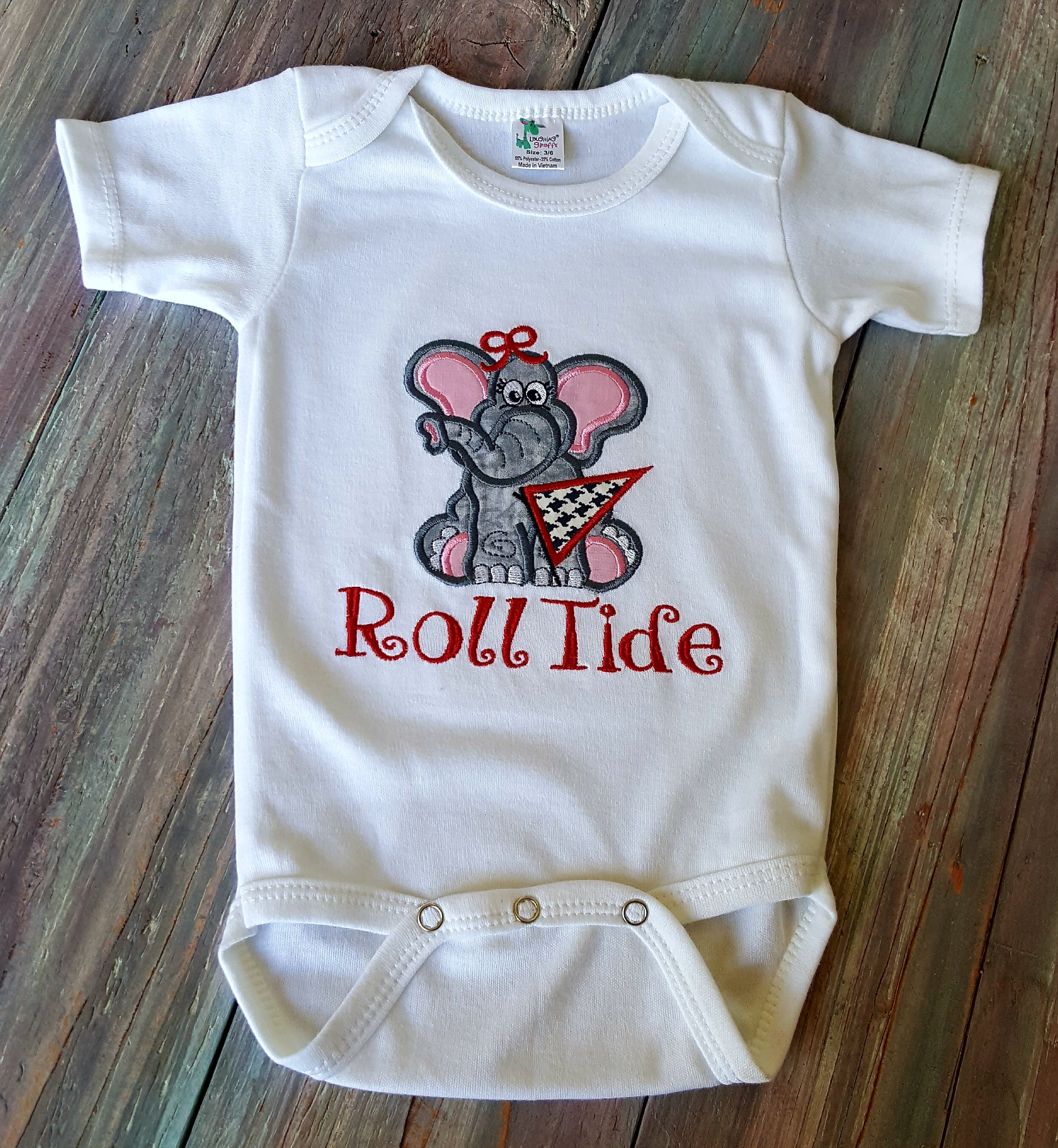 Alabama Baby Girl- Roll Tide Baby bodysuit - Bama Baby