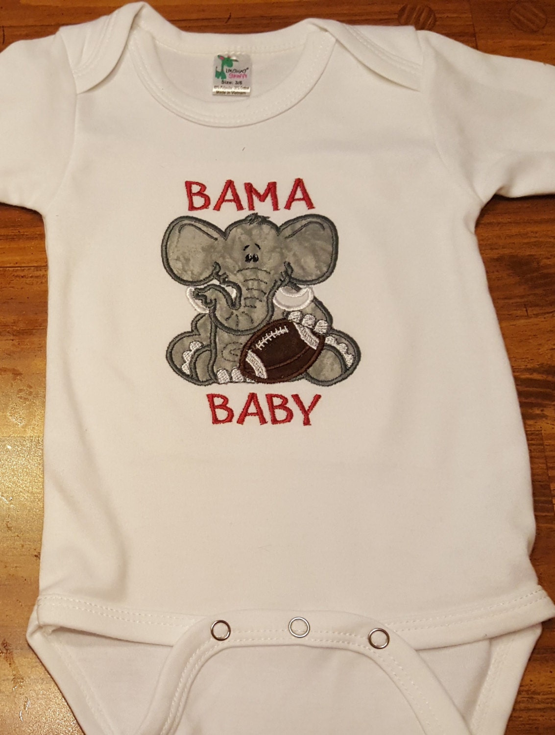 Alabama Baby Bodysuit- Boy Bama Baby - Thumbnail 4