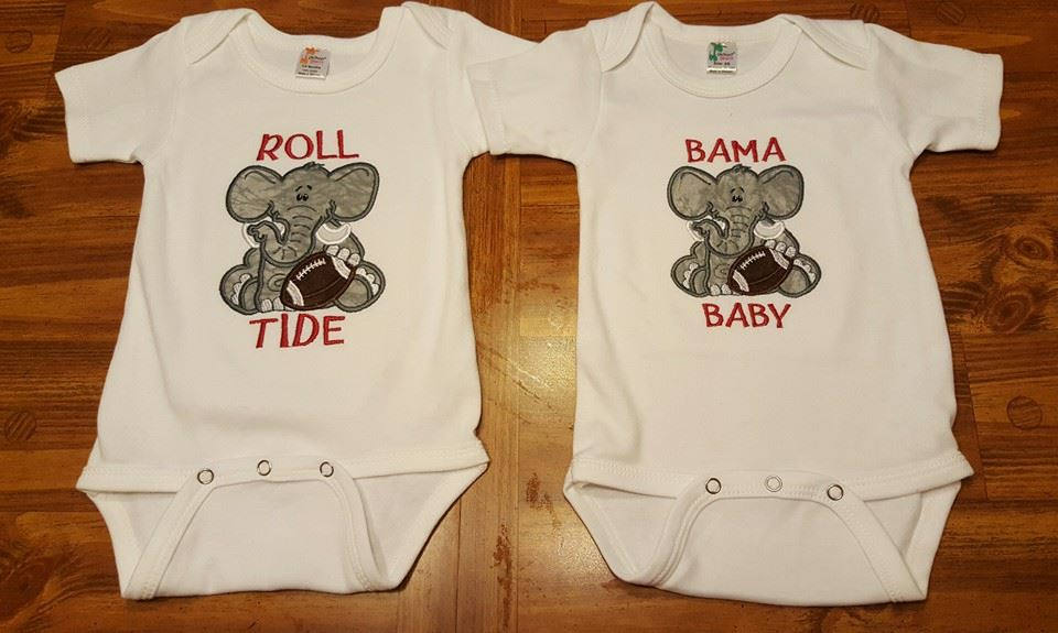 Alabama Baby Bodysuit- Boy Bama Baby - Thumbnail 3