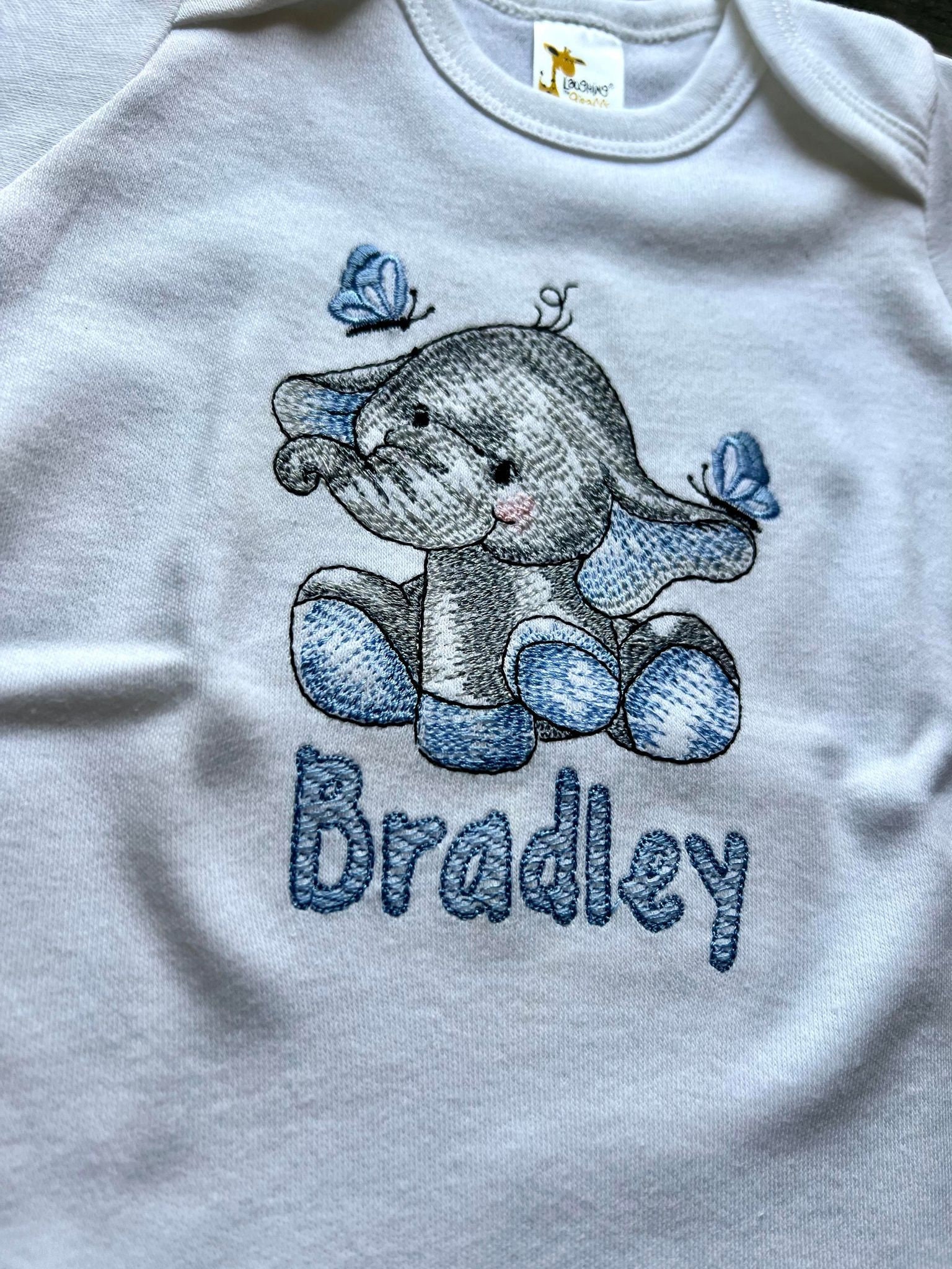 Baby Boy elephant Outfit - Boys 3 piece baby shower gift- - Thumbnail 5