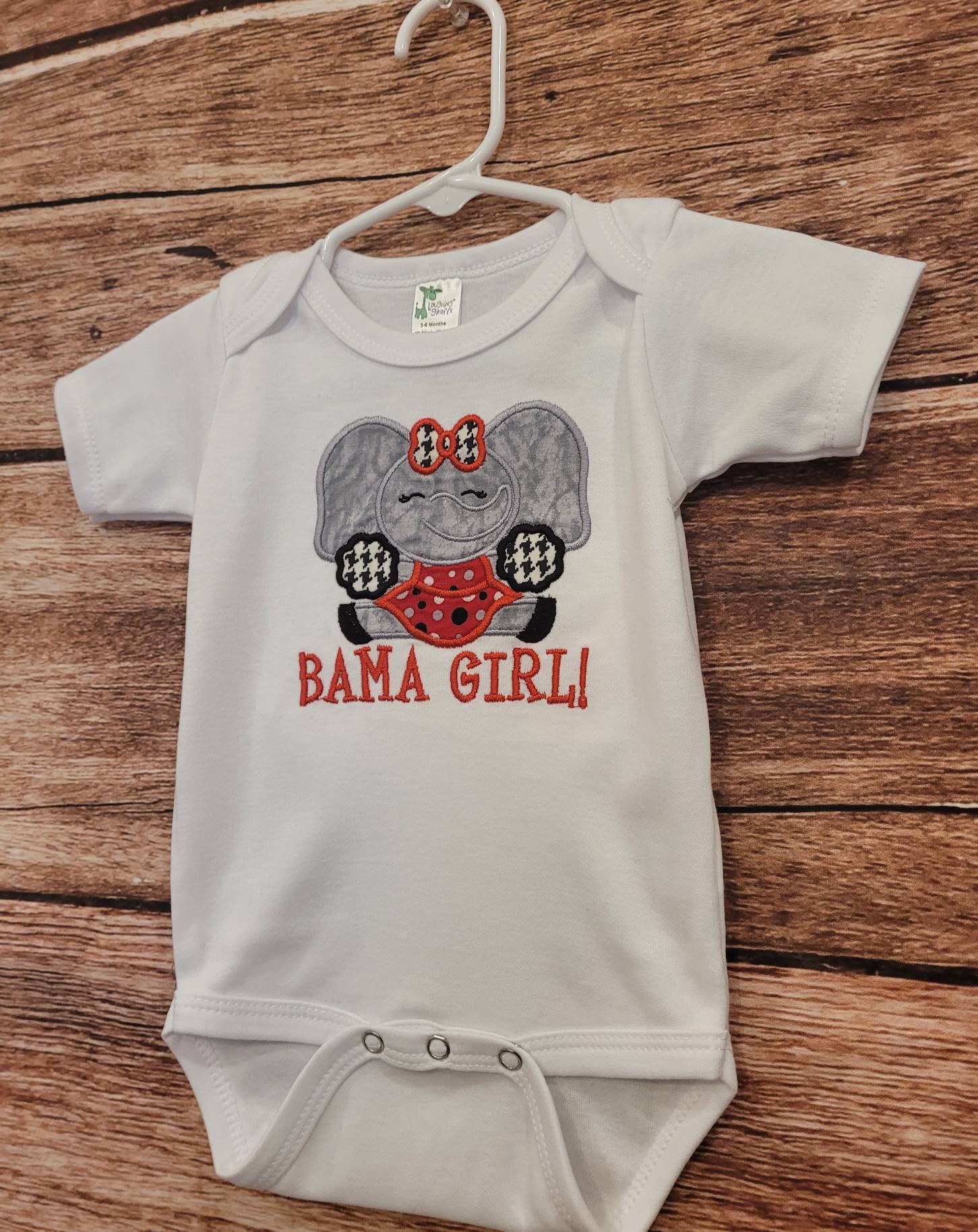 Alabama cheerleader bodysuit - elephant cheerleader bodysuit - Alabama shirts - Thumbnail 2