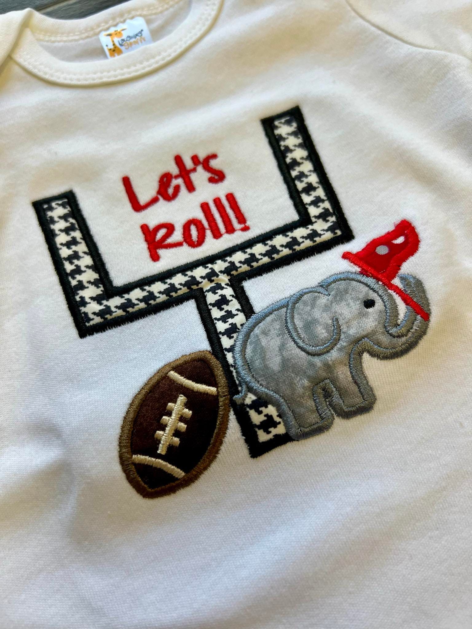 Varsity- Roll Alabama Varsity- Bib- bodysuit - Thumbnail 2