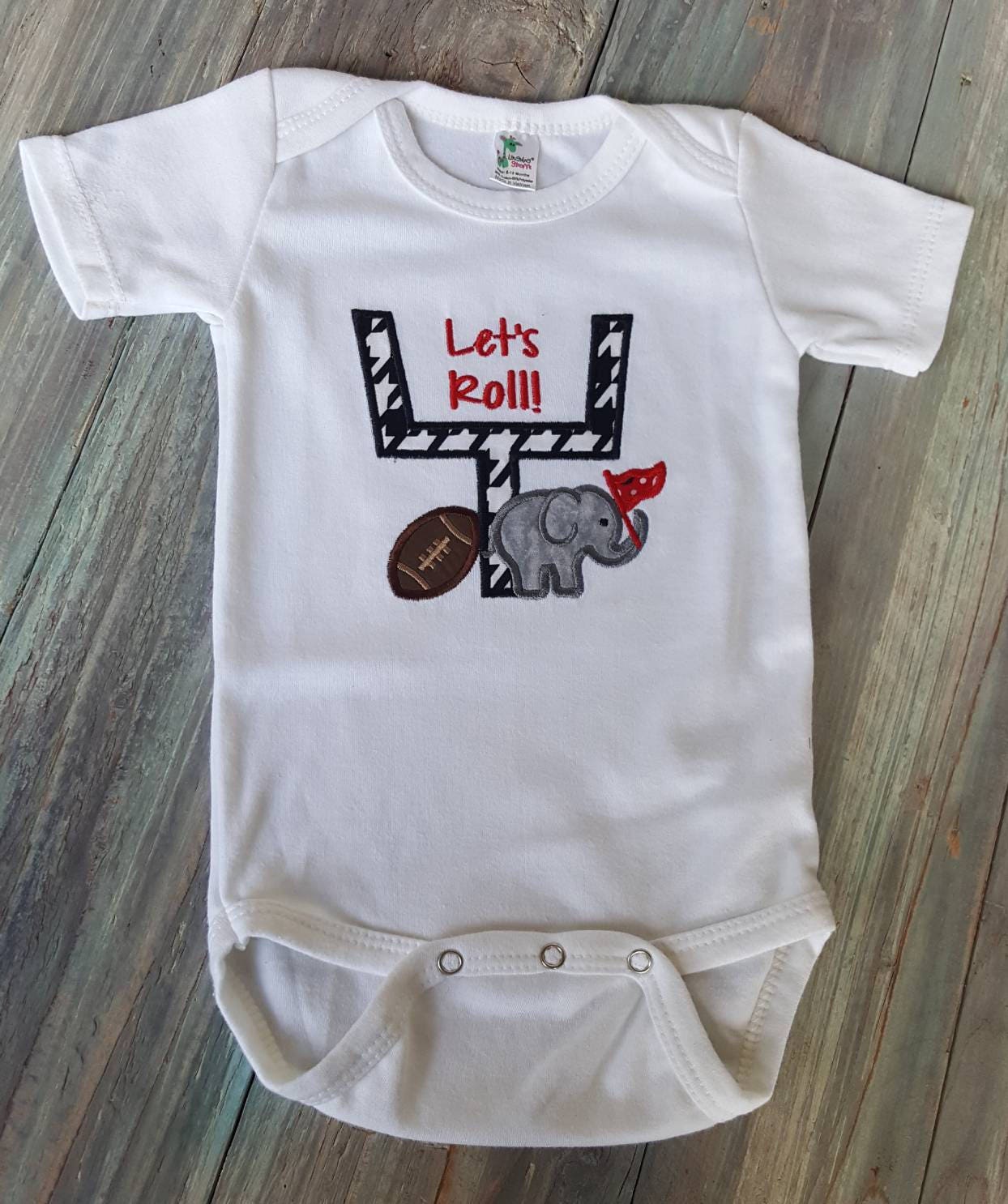 Varsity- Roll Alabama Varsity- Bib- bodysuit - Thumbnail 3