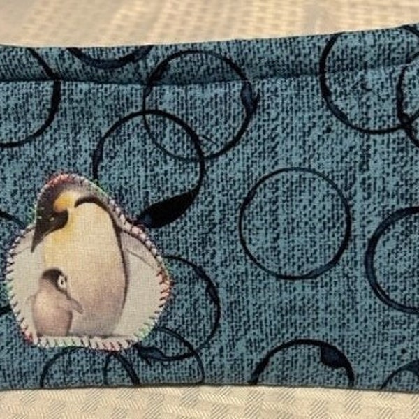 Penguin make up/change bag 7.5"x5"