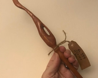 Wood magic wand No. 599 Torche Cosplay costume fairy princess Druid Wiccan potter LARP Fairie pagan witch wizard witchcraft equinox