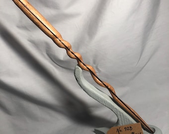 Magic Wand No. 928 Line in the Night, wormy oak and rosewood wand