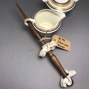 Wood magic wand No. 346 Fauntleroy Cosplay costume fairy princess Druid Wiccan potter LARP Fairie pagan witch wizard witchcraft fantasy.
