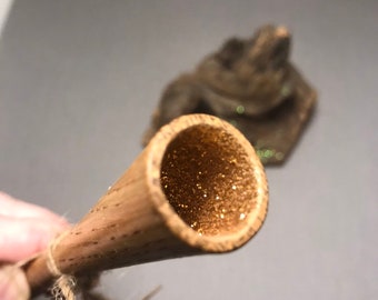 Wood magic wand No. 583 Point if the Spear Cosplay costume fairy princess Druid Wiccan potter LARP Fairie pagan witch wizard witchcraft