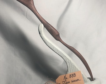 Magic Wand No. 888 Tiger Shark, Walnut wand