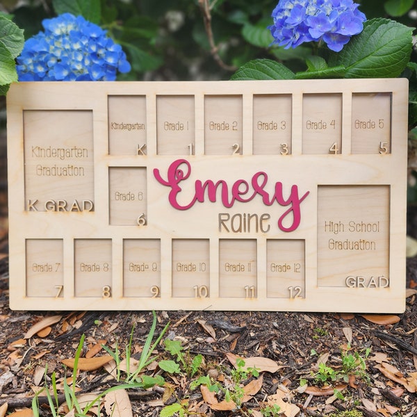 School Picture Frame Etsy