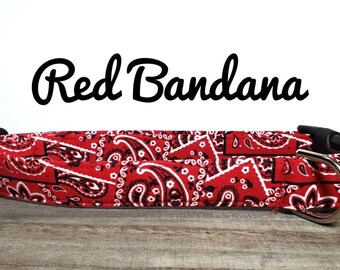 Red Bandana  - Puppy - Custom - Embroidered - Unique & Beautiful Personalized - Monogrammed