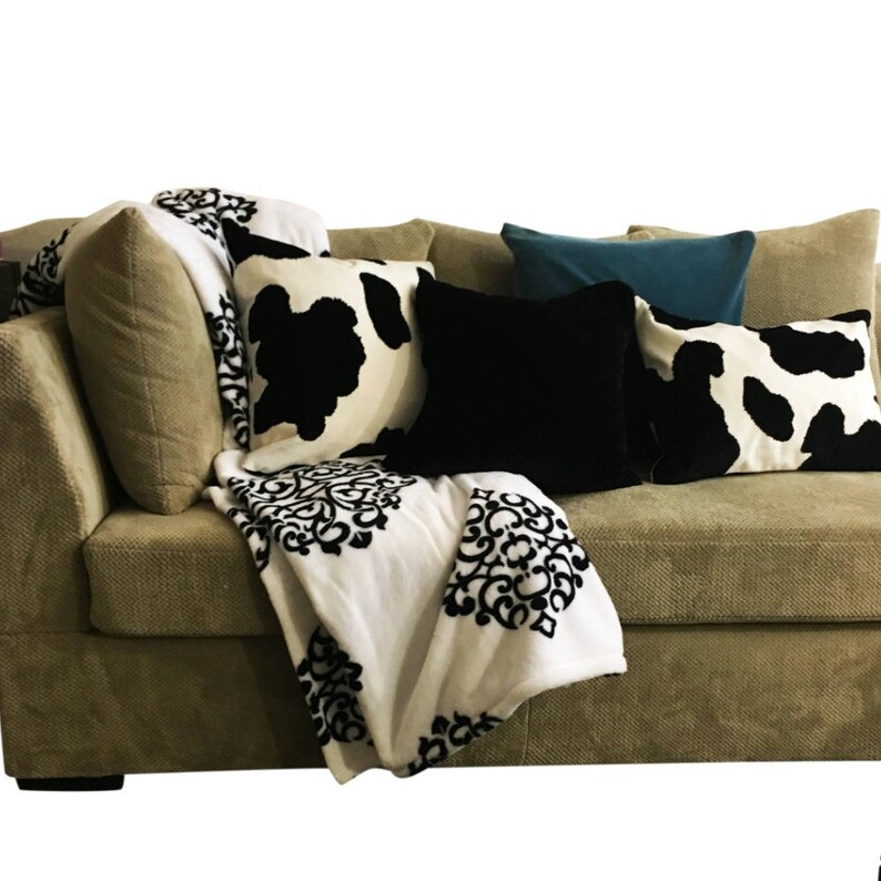 Black Velvet Throw Pillow LINED Silk Velvet Pillow Cover Etsy