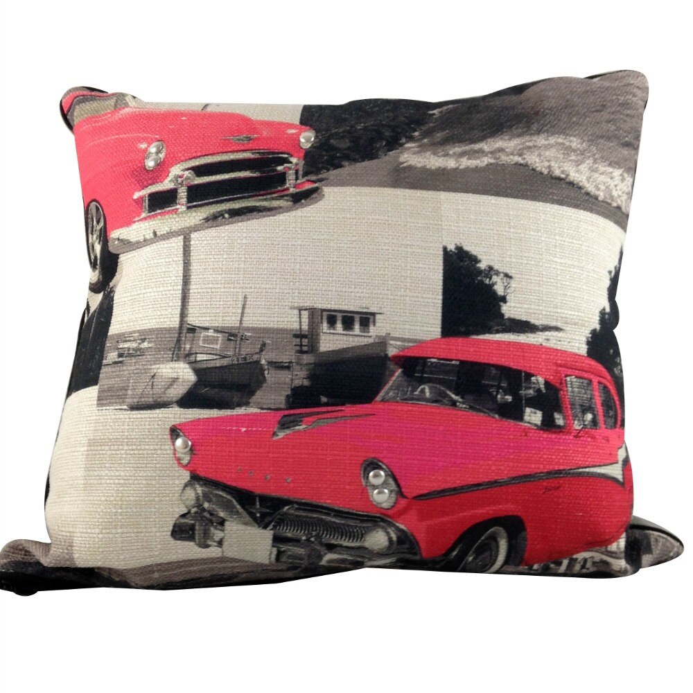 Car Pillow Man Cave Pillow Cover Pink Car Pillow Ford Car Etsy