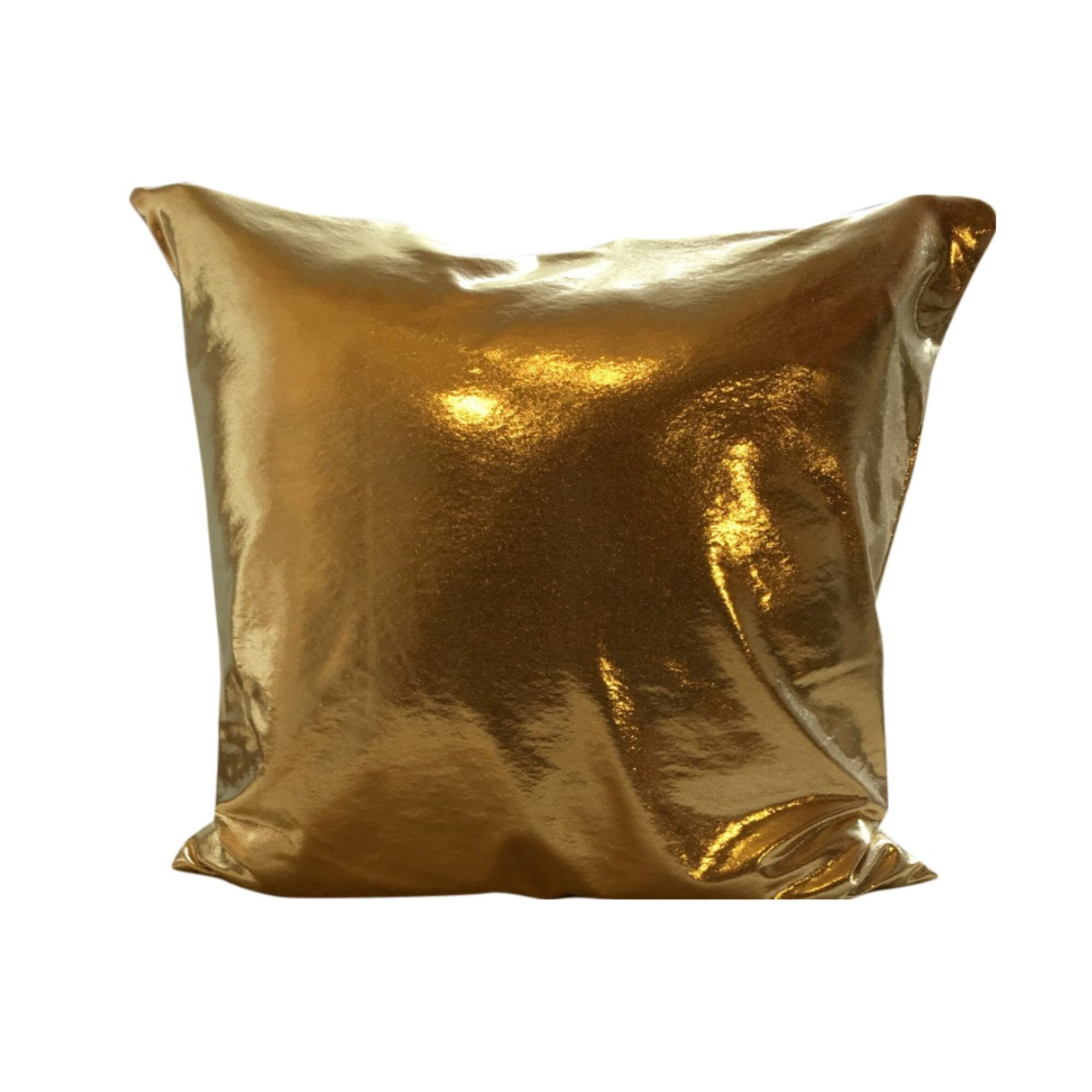 Gold Metallic Pillow Cover for Sofa or Couch in 16 18 or 20 Etsy