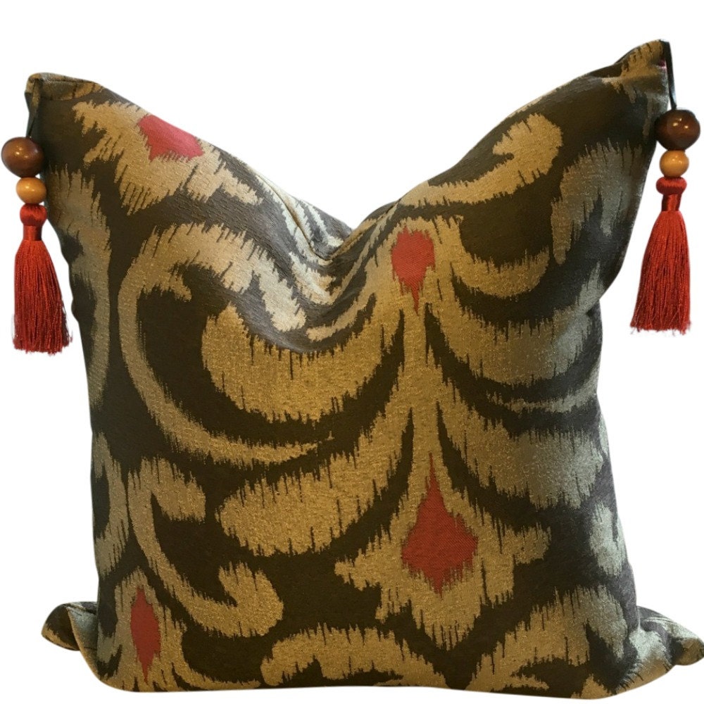 Ikat Pillow Cover Ikat Pillow Cover 20x20 Ikat Pillow Cover Etsy