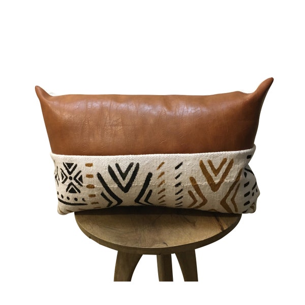 Brown Lumbar Pillow Etsy