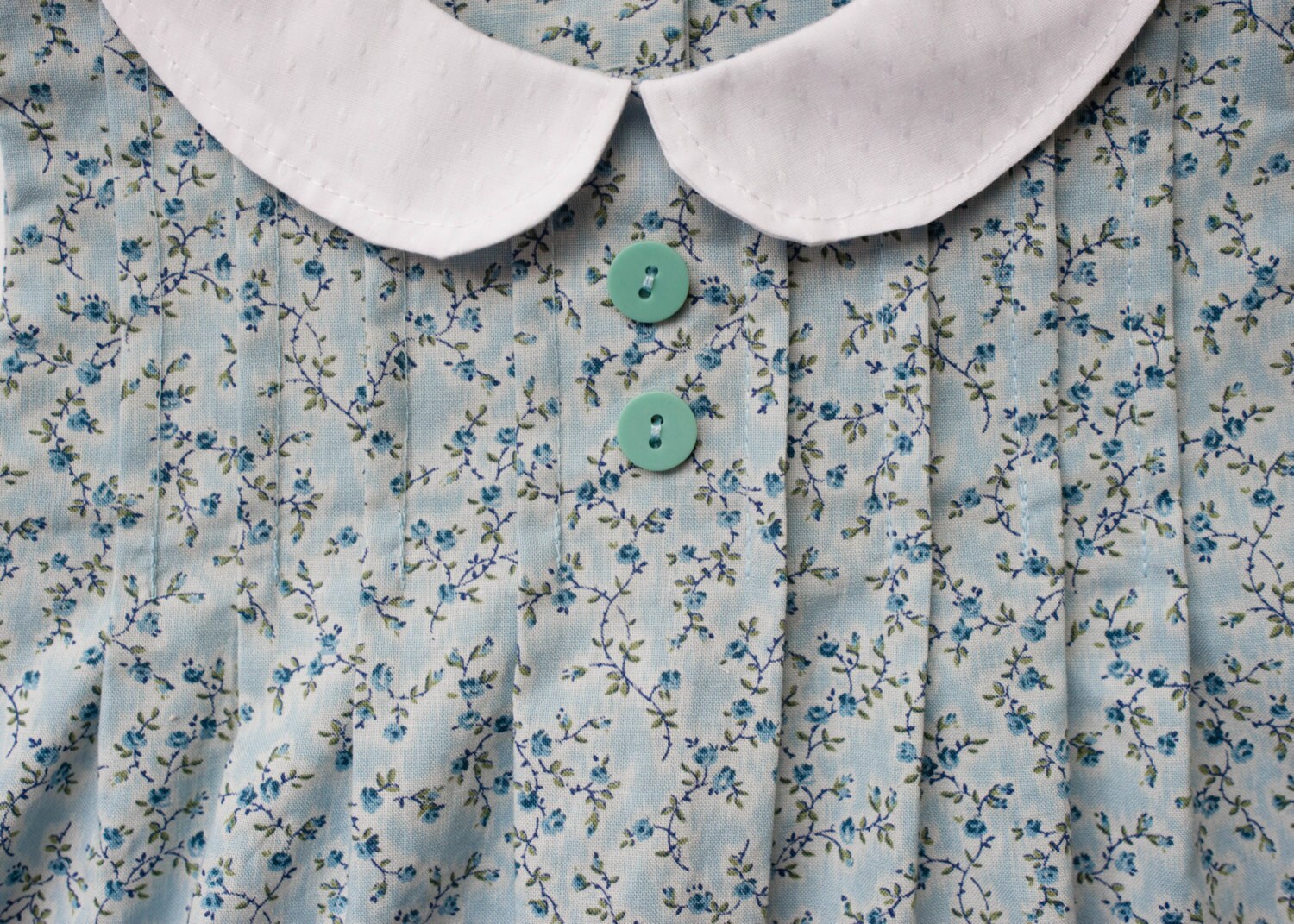 Pin-tucked Dress PDF Pattern size 12-18 Months - Etsy