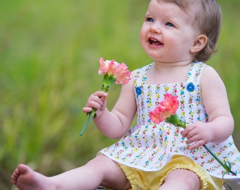 Summer Top and Shorts PDF Pattern (size 6-12 months)