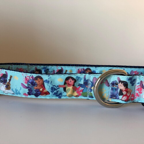 Stitch With Butterfly Lilo and Stitch Cartoon Dog Collar Etsy