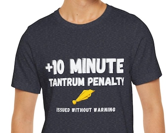 Toddler Tantrum Penalty Shirt, Tantrum Humor Shirt, Funny Dad Mom Shirt, Funny Football Dad Tee, Sports Mom or Dad Gift, Fathers Day Gift