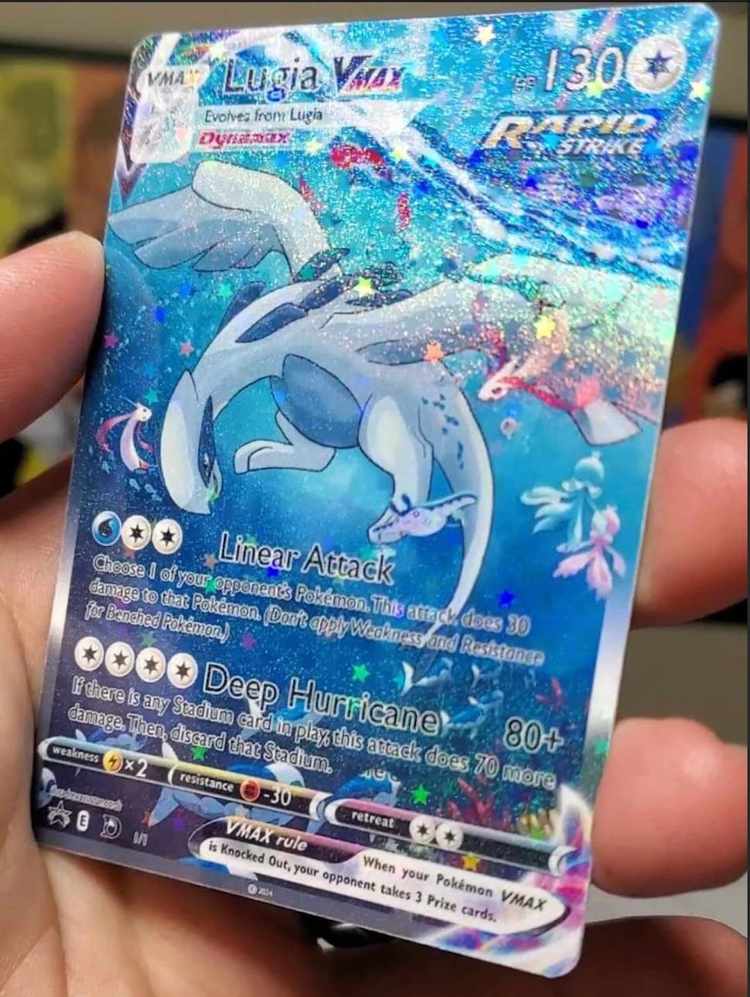 Ocean Lugia VMAX - Etsy Canada