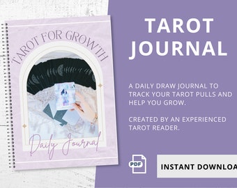 Daily Tarot Journal | Magical Journal | Daily Draw Tarot Journal | Mystical Journal | Tarot Pull Digital Journal |