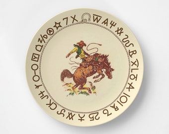Westward Ho - &#39;Rodeo&#39;-REPRODUCTIE - DecoWare - 10&quot; dinerbord - vaatwasmachinebestendig, geen melamine