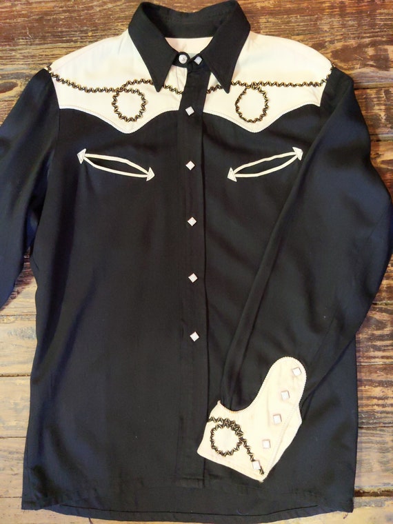 1950's Westmount Gabardine Western Shirt