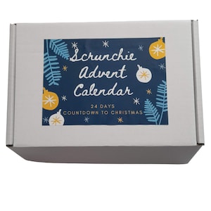 Scrunchie Advent Calendar, Countdown to Christmas, Hair Accessories, Mystery Box, Advent Calendar 2026