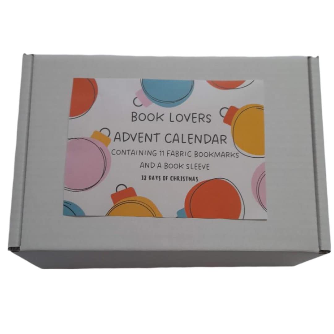 Book Lovers Advent Calendar, Countdown to Christmas, Bookmark, Book