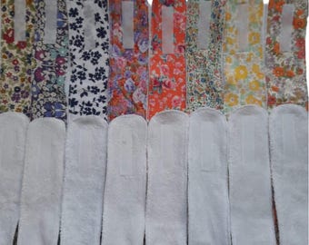 Bamboo Beauty Spa Headband, Facial Headband, Bamboo Towelling, Velcro Fastenings, Beauty Treatment, Self Care, Floral Fabric,