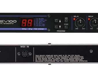 YAMAHA REV100 Vintage Studio 19" Reverberator Made in Japan