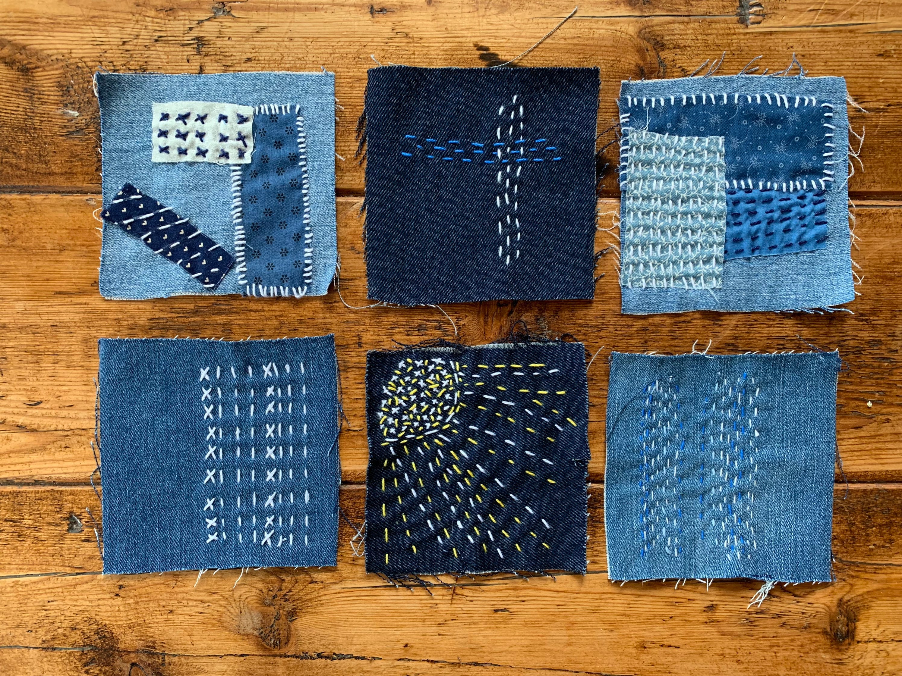 Sashiko Mending Kit a DIY Guide to Decorative, Functional Patching by Hand  
