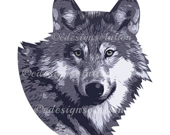 Wolf PNG, Animal Png, Wolf Sublimation, Sublimation Design Digital Download