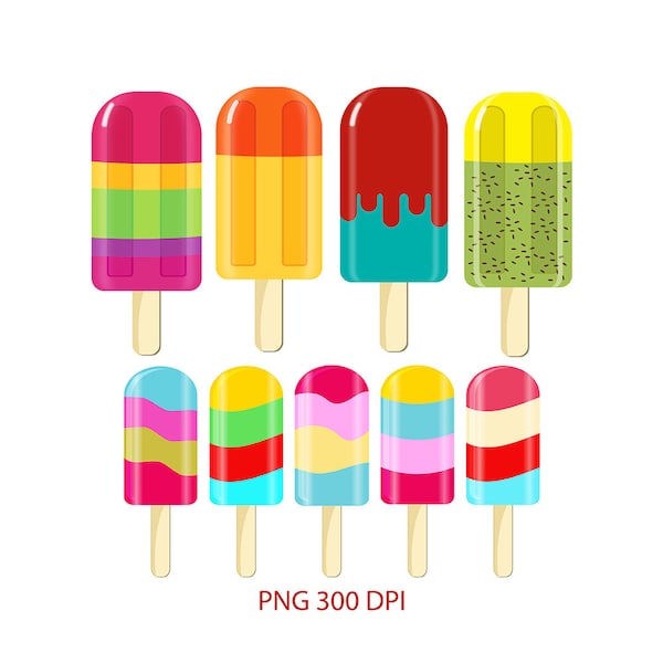 Popsicle Clipart, Clipart Popsicle, Summer Clipart, Sweet Clipart