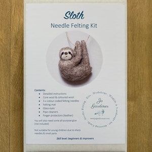 Needle Felting Cat Kit. Felting Wool. Felt Craft Activity. Kitten