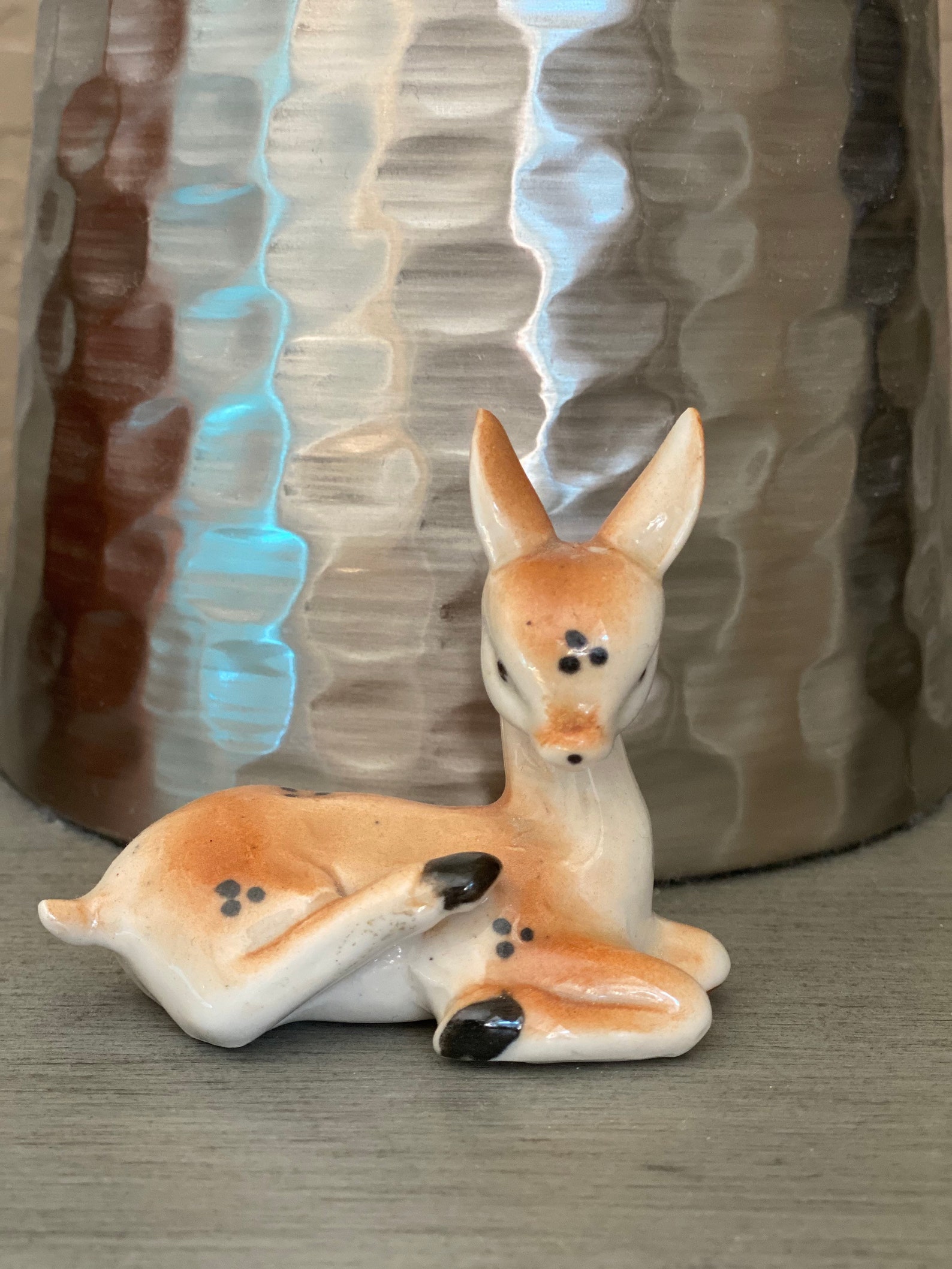 Vintage Ceramic Deer Figurine Collectable Doe Small Statue Etsy.de