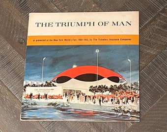 New York World Fair 1964 Souvenir Triumph of Man Record