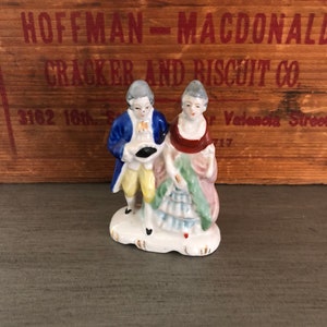 Vintage Occupied Japan Colonial Couple Cottagecore Room Decor **FREE SHIPPING**