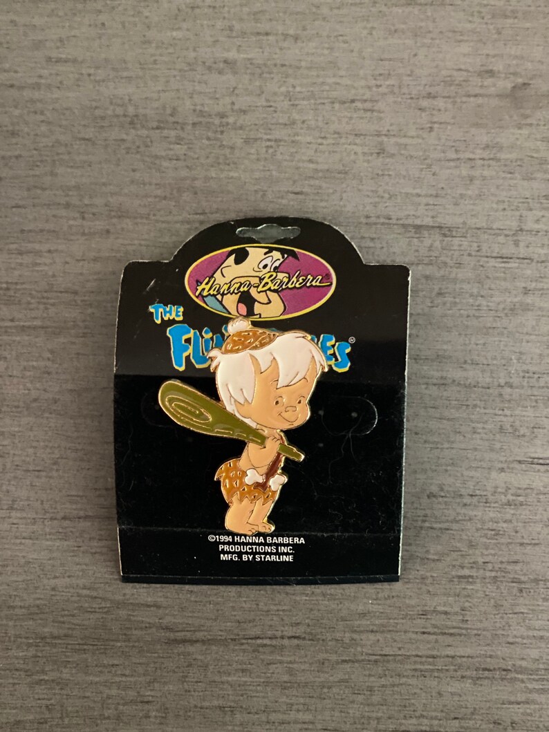 The Flintstones Bamm-Bamm Rubble Pin Hanna Barbera Productions